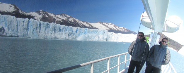 Ijs, steen, bos en harde wind. El Calafate en El Chalten.