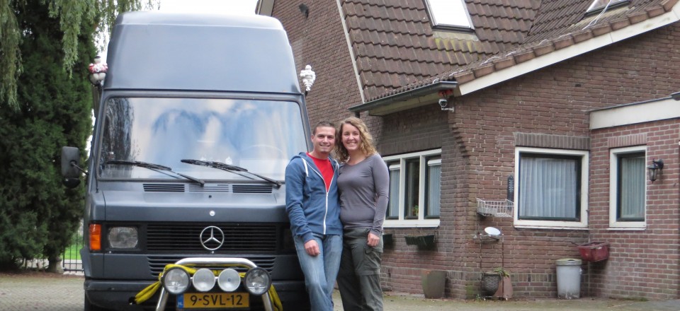 Na maanden voorbereiding, eindelijk vertrokken!